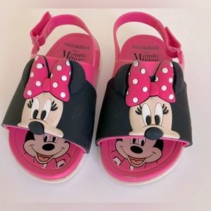 EUC Mini Melissa Disney Minnie Sandals